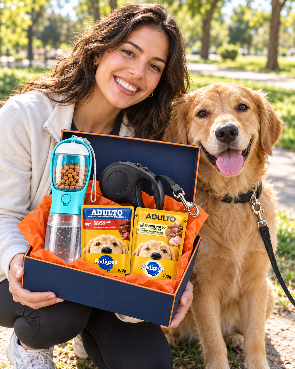 Kit de paseo en uso con perro - Tokio Pet Shop